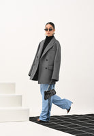 VICOLO Cappotto corto grigio da donna TF0068 A193 VICOLO 