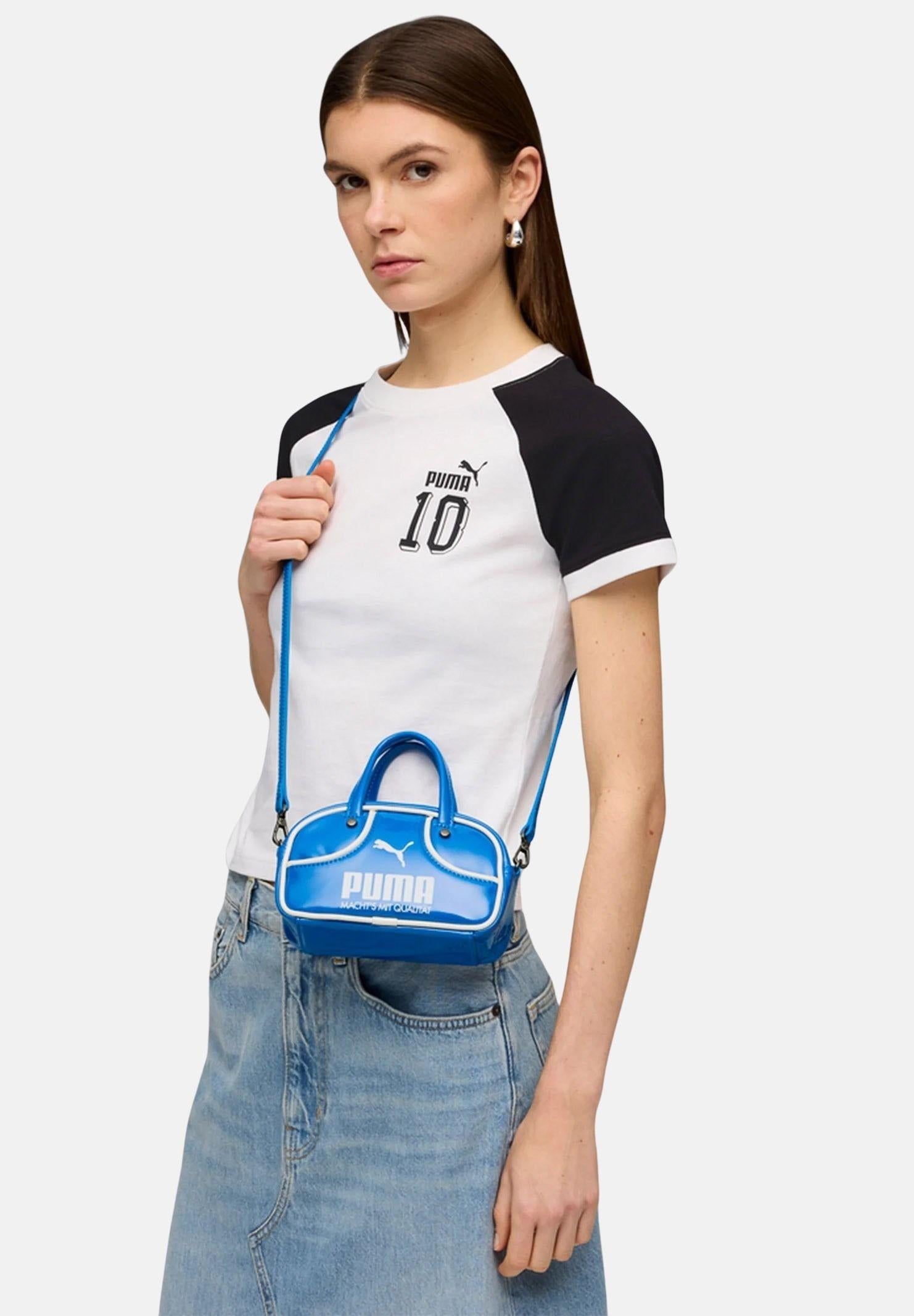 PUMA Borsa a mano 1976 Micro 1 L blu acceso da donna 091824 14 PUMA 