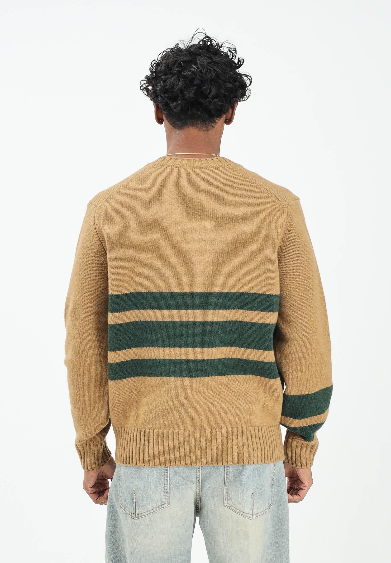 LACOSTE Maglioncino scollo a V cammello da uomo AH5180 9IQ LACOSTE 