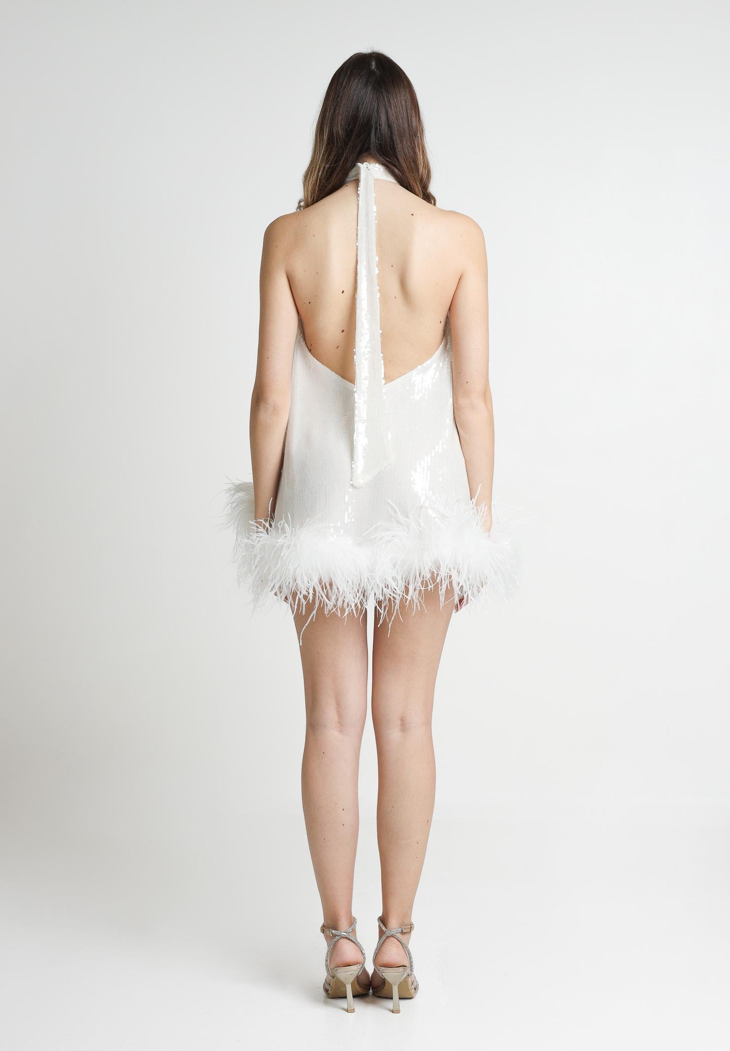 SANTAS Abito corto CUPCAKES bianco da donna PV25016 BIANCO SANTAS 