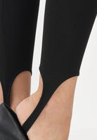 VICOLO Leggings nero da donna con staffa alla caviglia TF1759 NE VICOLO 