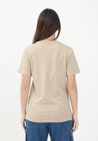 MAISON MARGIELA T-shirt a manica corta beige per donna, ragazzi e bambini con logo MM6 M60807MM04I BE MAISON MARGIELA 