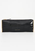 ELISABETTA FRANCHI Pochette nera da donna con stampa cocco BS52A56E2 110 ELISABETTA FRANCHI 