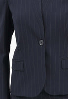 PINKO Giacca monopetto blu da donna con motivo gessato 105626A2QY EZ1 PINKO 