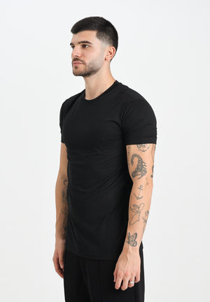 DSQUARED2 T-shirt a manica corta nera da uomo con logo sul retro D9M206030 001 DSQUARED2 