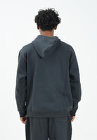 NEW BALANCE Felpa con cappuccio nera da uomo rifinita da logo MT41511BK  NEW BALANCE 