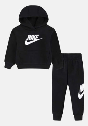 NIKE Tuta nera da neonato con stampa logo 66L135 023 NIKE 