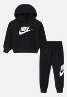 NIKE Tuta nera da neonato con stampa logo 66L135 023 NIKE 