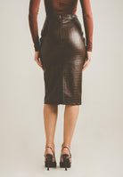 SANTAS Gonna midi BELLE ÉTOILE marrone da donna PV2610 MA SANTAS 