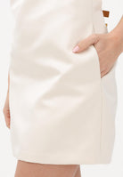 ELISABETTA FRANCHI Abito corto burro da donna con collana AB87162E2 193 ELISABETTA FRANCHI 