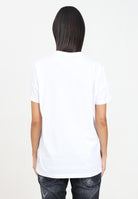 T-shirt a manica corta bianca per donna e bambina con stampa logo Sport Edtn.09 DQ2525D00MV DQ100 DSQUARED2 