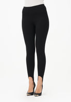 VICOLO Leggings nero da donna con staffa alla caviglia TF1759 NE VICOLO 