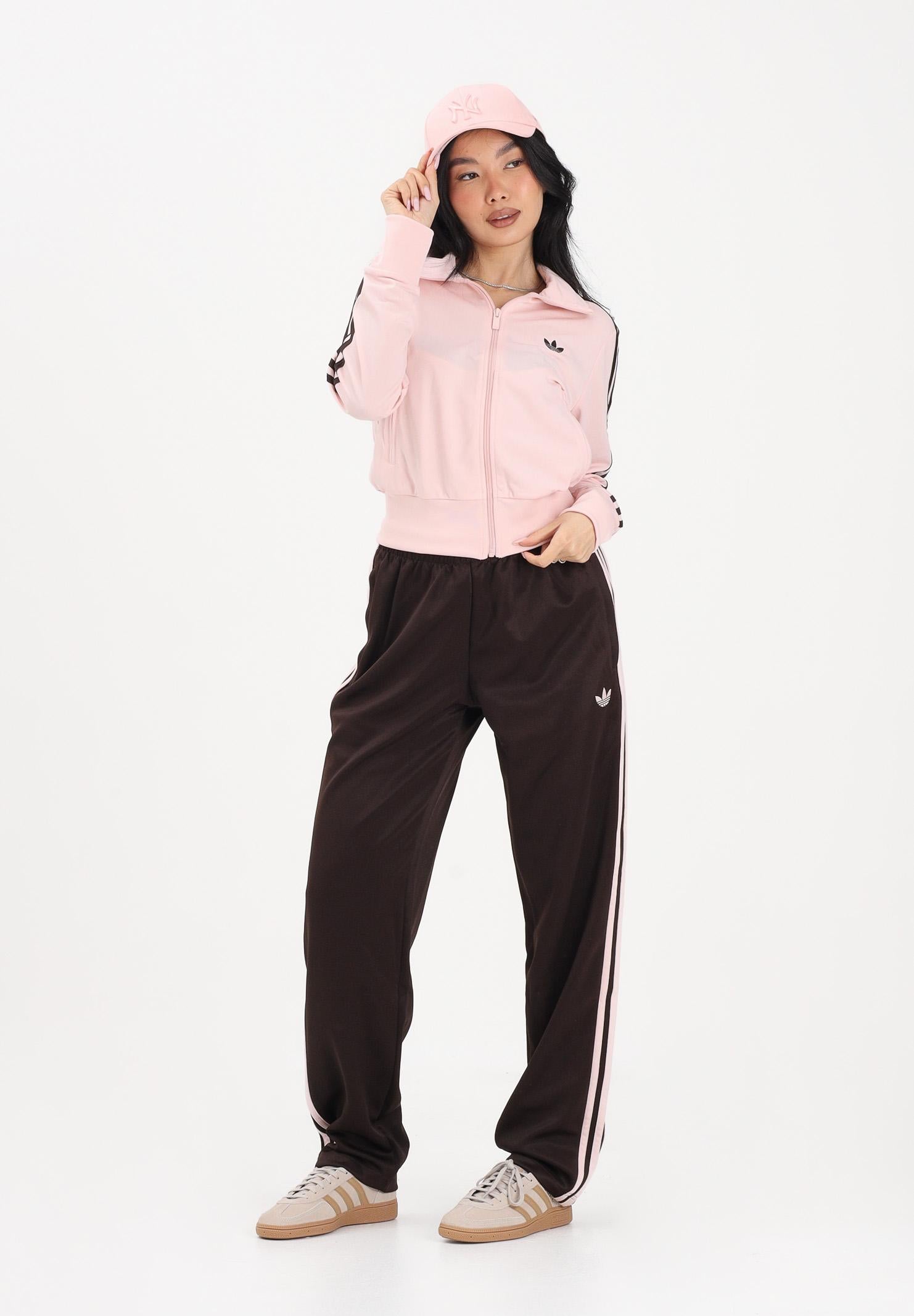 ADIDAS ORIGINALS Pantalone sportivo Regular marrone e rosa da donna KE3519 . ADIDAS ORIGINALS 