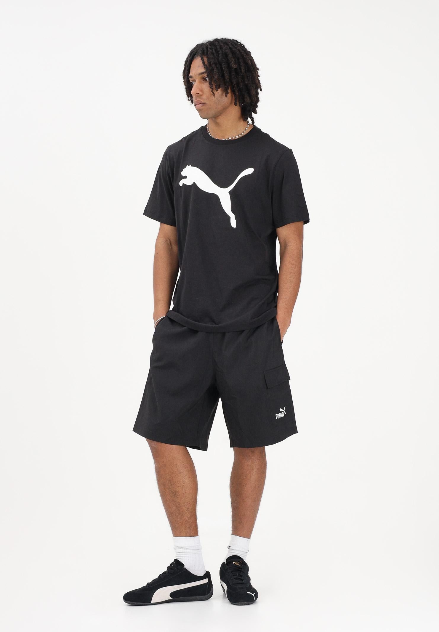PUMA T-shirt a manica corta Ess nera da uomo 682536 01 PUMA 