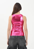 DIESEL Canotta Tlynys fucsia per donna, ragazze e bambine con logo Oval D J021780THAG K362 DIESEL 