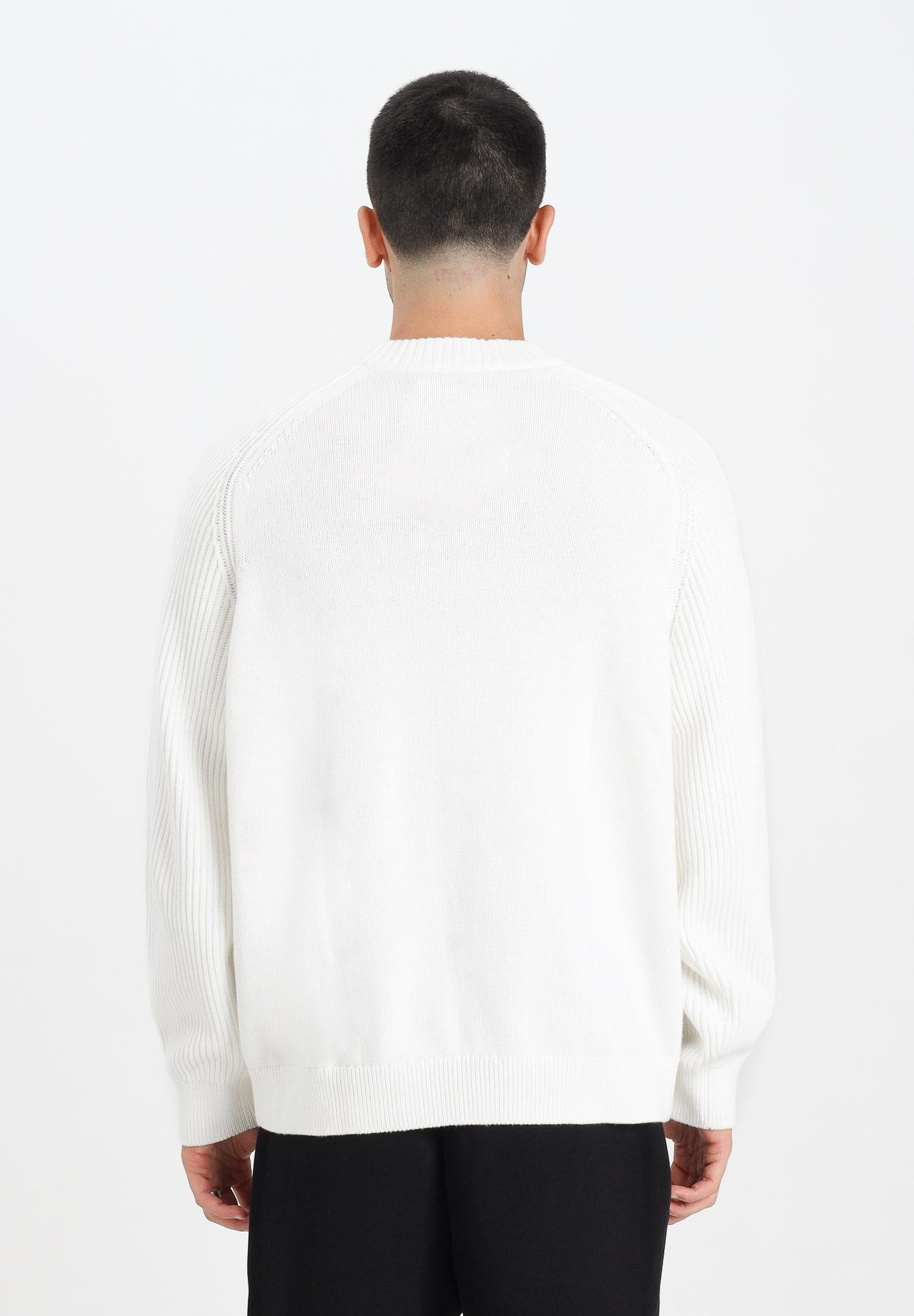 SELECTED HOMME Maglioncino girocollo panna da uomo 16098334 Egret SELECTED HOMME 