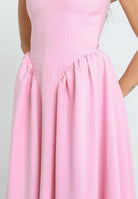 SANTAS Abito midi MARSHMALLOW rosa da donna PV2509 ROSA SANTAS 