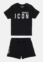 DSQUARED2 Completino nero da neonato DQ2953D008J DQ900 DSQUARED2 