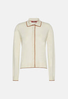 MAX MARA Cardigan bianco in fillato di lana e seta MSTTARGA da donna. 2626346011600 012 MAXMARA 
