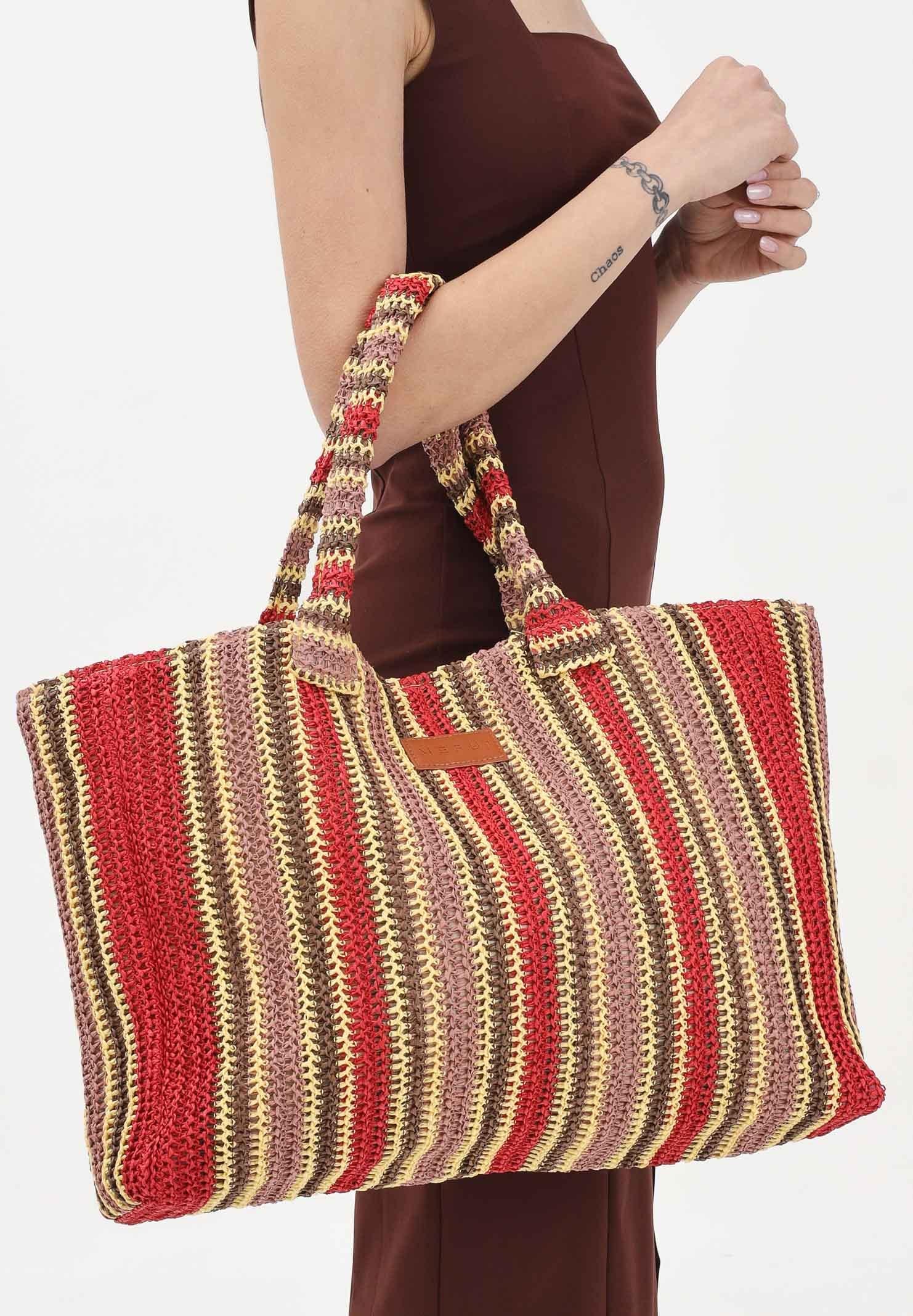 ME FUI Borsa mare multicolore da donna MA26-SW0085RD . ME FUI 