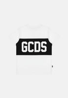 GCDS T-shirt a manica corta bianca per bambino e bambina con stampa logo GCDS Z0UKQC585J105 100B GCDS 