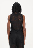 ONLY Top nero da donna realizzato in pizzo lavorato 15372105 BL ONLY 