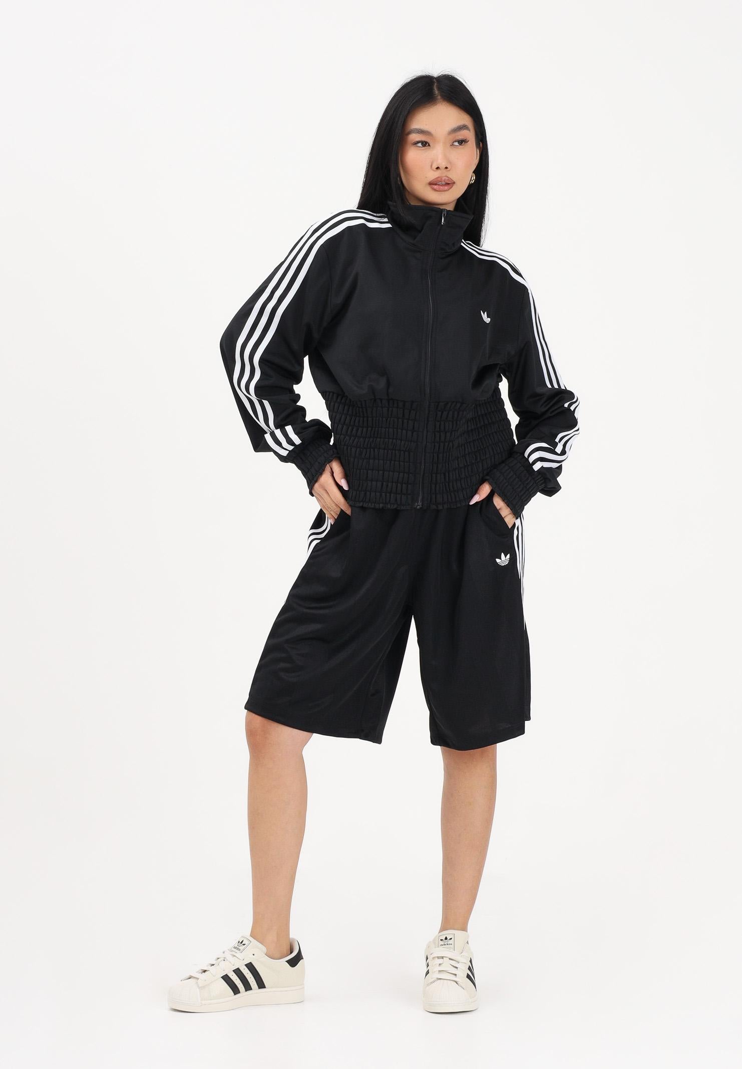 ADIDAS ORIGINALS Shorts sportivo 3 STRIPES JACQUARD JORTS nero da donna KD2911 . ADIDAS ORIGINALS 