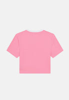 ADIDAS ORIGINALS T-shirt a manica corta Tight Mini Rib rosa da bambina KE4914 . ADIDAS ORIGINALS 
