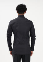 PATRIZIA PEPE Camicia a manica lunga nera da uomo 5C0055A01 K102 PATRIZIA PEPE 