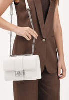 ARMANI EXCHANGE Borsa a tracolla bianca da donna con logo XW000070AF12039 U0011 ARMANI EXCHANGE 