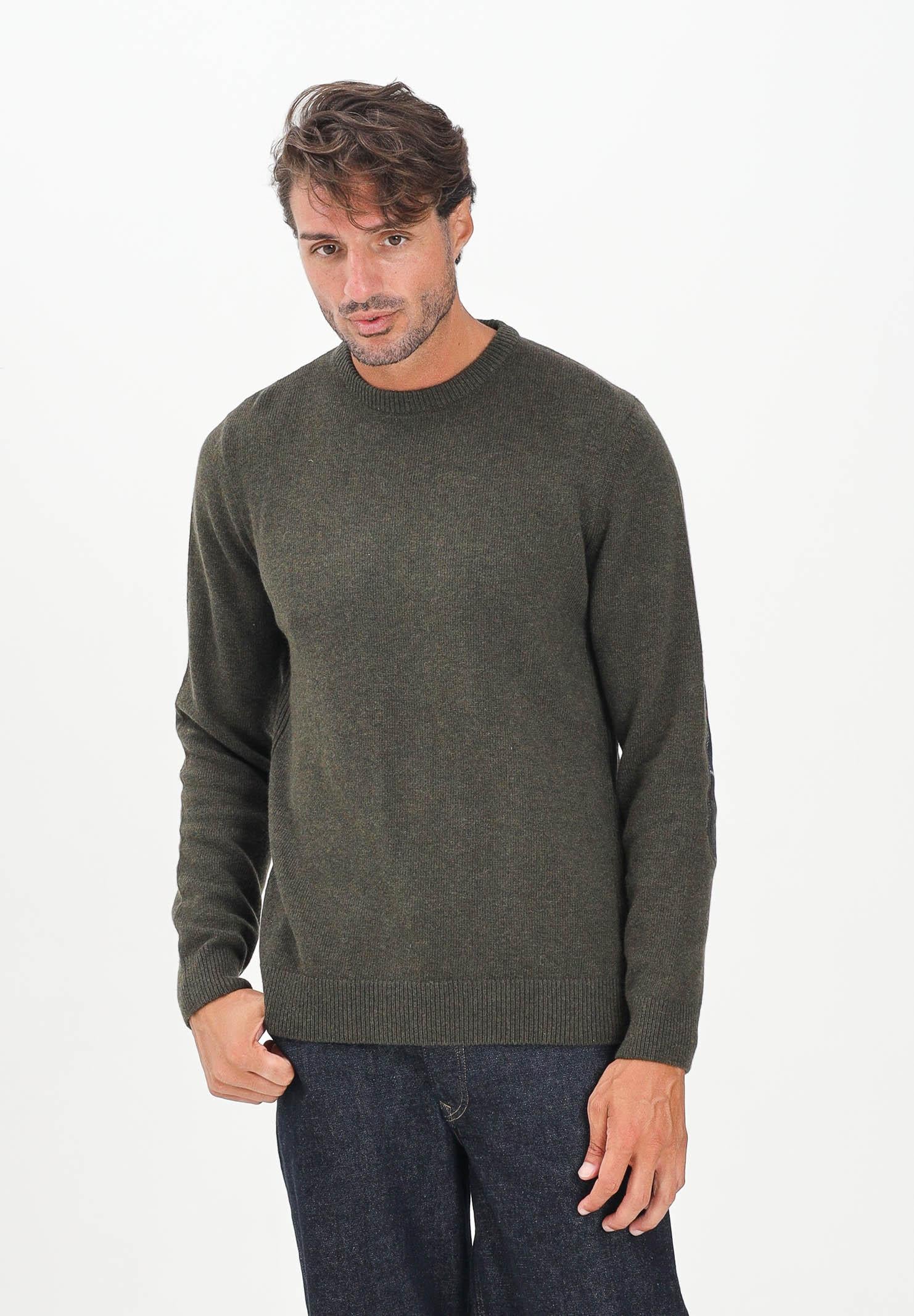 BARBOUR Maglione girocollo Holden verde da uomo 252MMKN1576 OL91 BARBOUR 