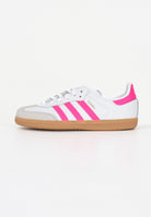 ADIDAS ORIGINALS Sneakers Samba OG bianche e fluo da bambina JQ2827  ADIDAS ORIGINALS 