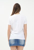DSQUARED2 T-shirt a manica corta bianca per donna, ragazzi e bambini con ricamo logo DQ2749D004G DQ100 DSQUARED2 