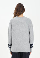 NEW ERA Maglione girocollo Oversized New York Yankees MLB Knit grigio per uomo e donna 60684321 . NEW ERA 