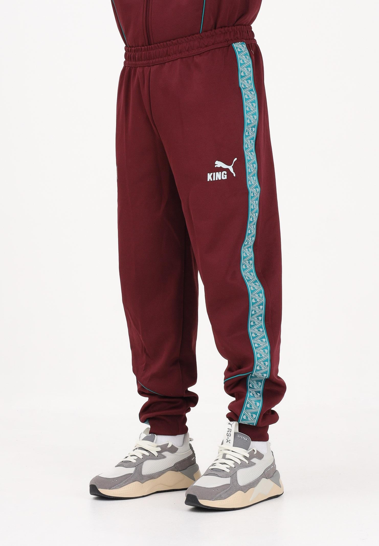 PUMA Pantalone sportivo Portogallo KING Anthem bordeaux da uomo 784834 24 PUMA 