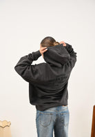 DICKIES Christiana felpa con cappuccio nera da uomo con stampa sul petto e sul retro. DK0A87NQBLK1  DIckies 