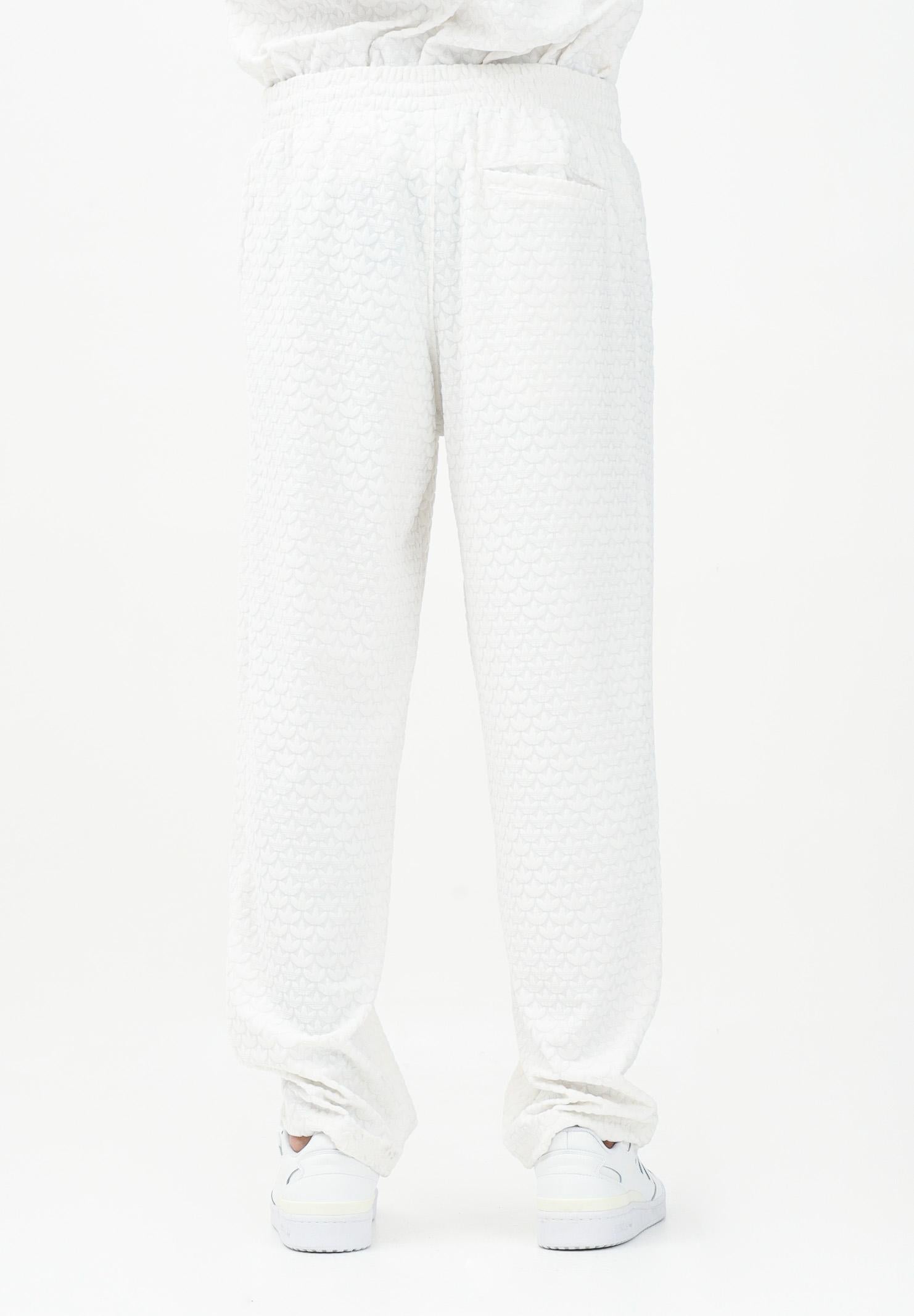 Pantalone sportivo Monogram bianco da uomo JP4429 . ADIDAS ORIGINALS 
