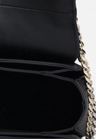 RICHMOND Borsa a tracolla nera da donna con inserto in pelo maculato e logo RWA25355BO BLGO RICHMOND 