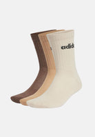 ADIDAS ORIGINALS Calzini Linear Cushioned (3 paia) nei toni del marrone per uomo e donna IZ0106 . ADIDAS ORIGINALS 