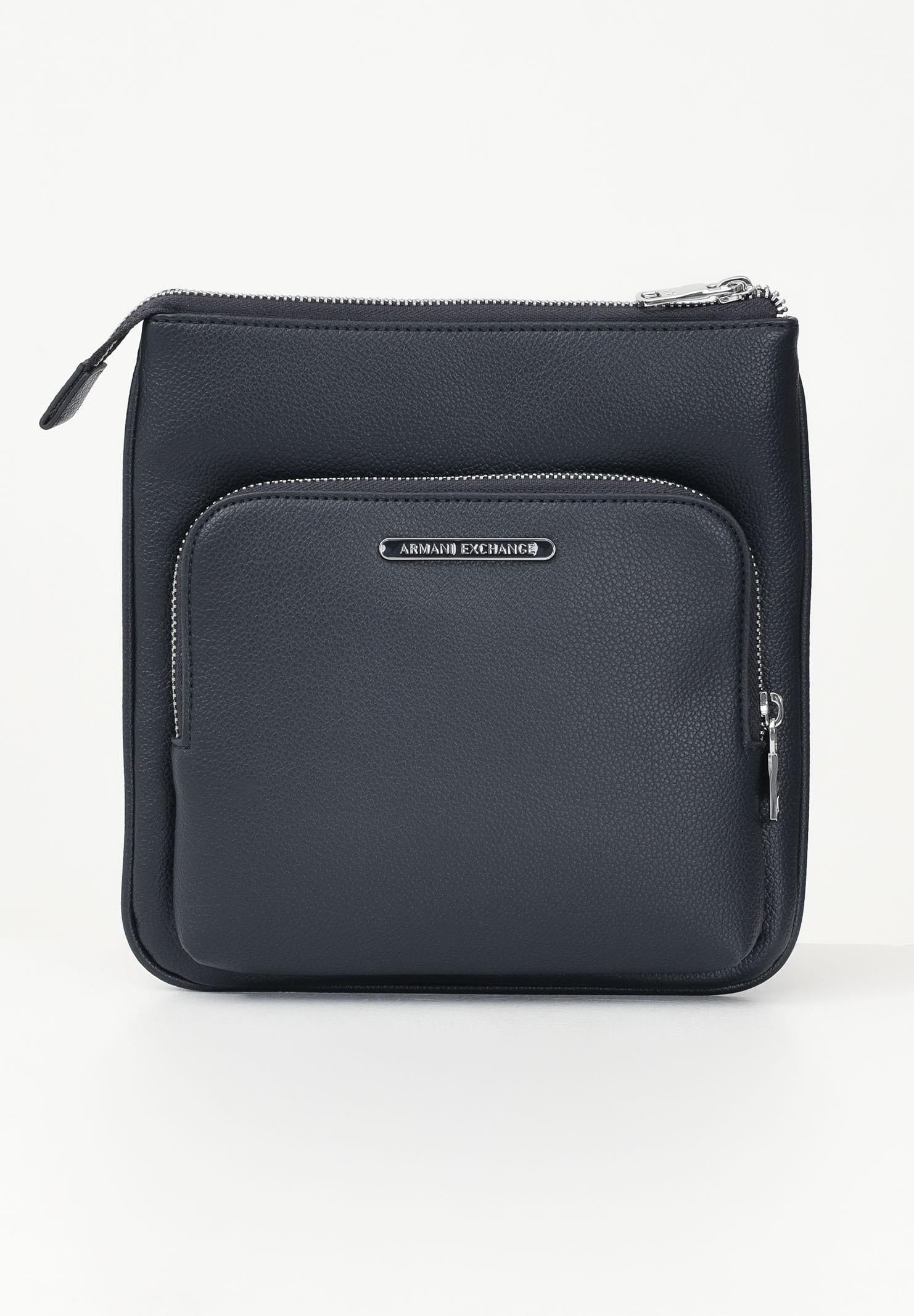 ARMANI EXCHANGE Borsello Blu Uomo con Logo