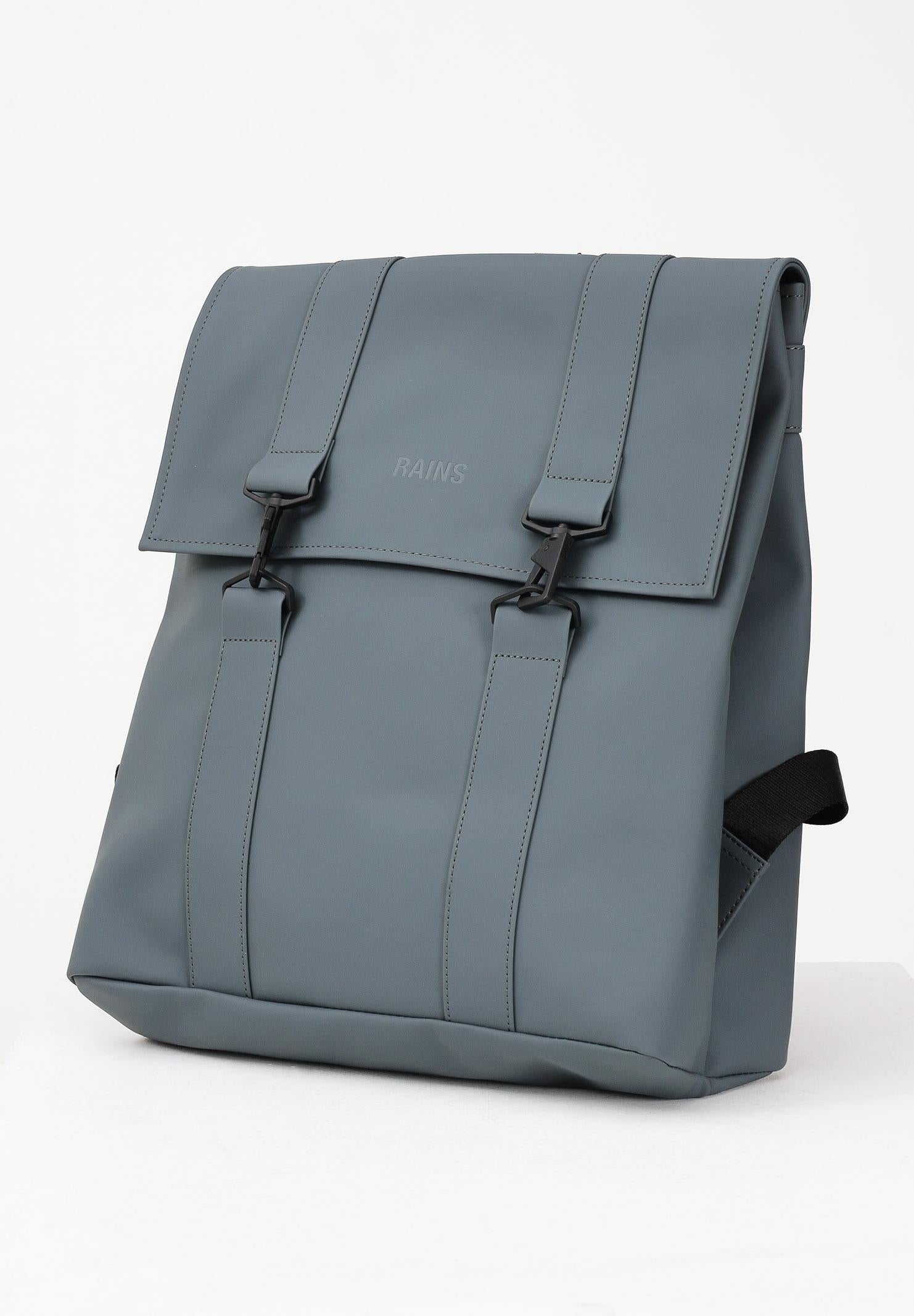 RAINS Zaino MSN blu laguna per uomo e donna RA13300 LAG RAINS 