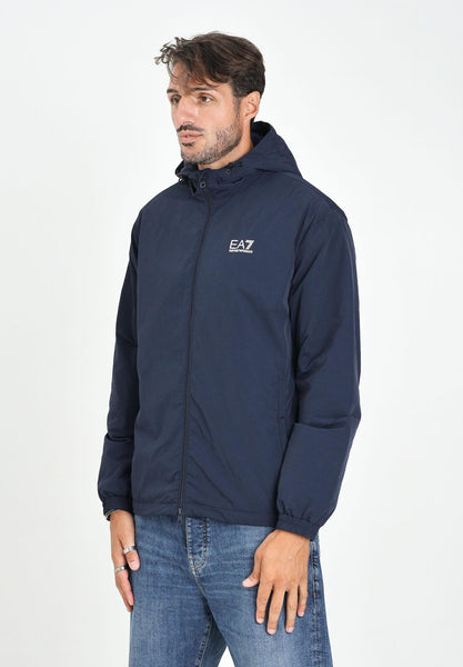 EA7 Men's Blue Windbreaker with Logo – Pavidas EA7 Men's Blue Windbreaker with Logo – Pavidas