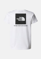 THE NORTH FACE T-shirt a manica corta Redbox bianca per bambino e bambina NF0A89VTFN41 . THE NORTH FACE 