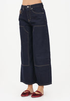 TOMMY JEANS Jeans in denim scuro da donna dal taglio wide leg DW0DW22550 1BK TOMMY JEANS 