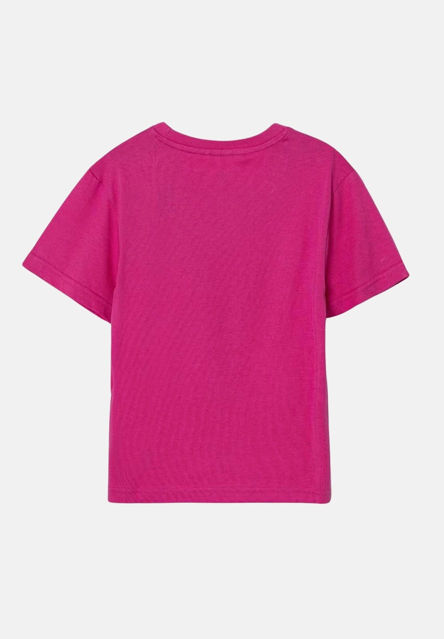 T-shirt a manica corta Adicolor Trefoil fucsia per bambine - ADIDAS ORIGINALS