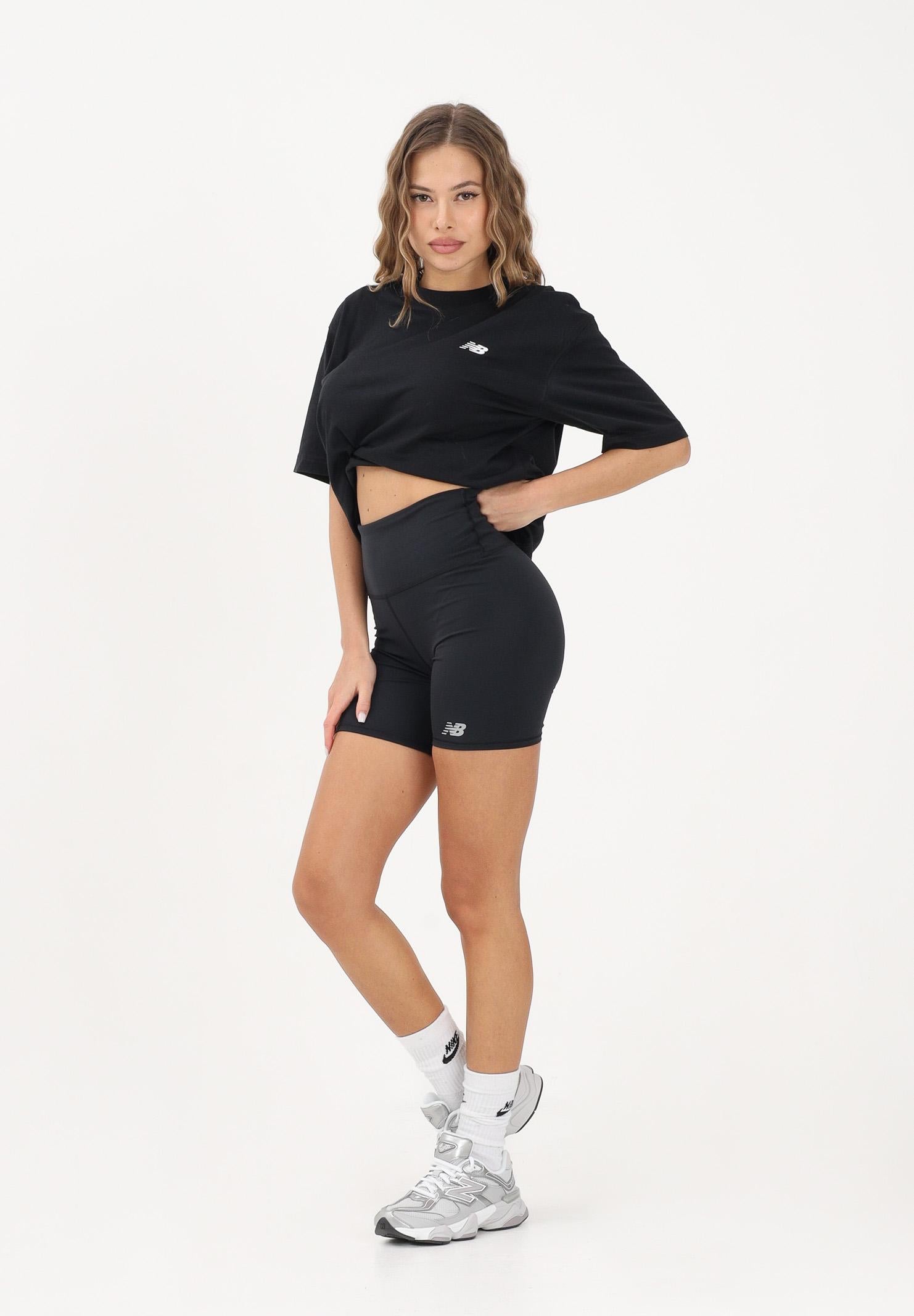 NEW BALANCE T-shirt a manica corta Sport Essentials nera per uomo e donna MT41509BK . NEW BALANCE 