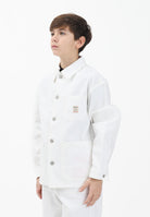 DIESEL Giubbotto di jeans bianco per donna, bambino e bambina con logo J02546KXBRZ K141 DIESEL 