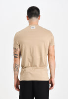 DSQUARED2 T-shirt a manica corta beige da uomo con logo sul retro D9M206030 264 DSQUARED2 