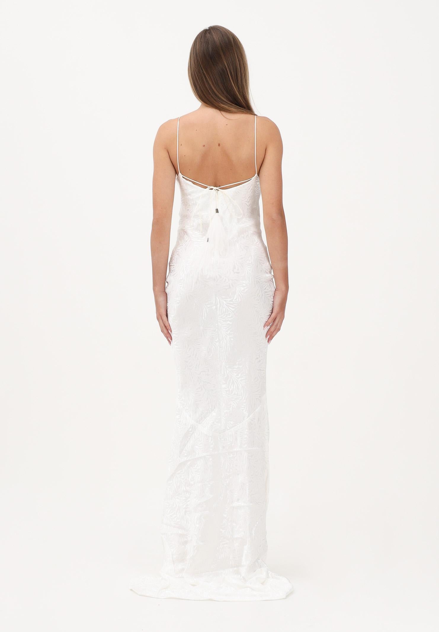 NOELL MAGGINI Abito lungo satin bianco da donna 0126165 BI NOELL MAGGINI 