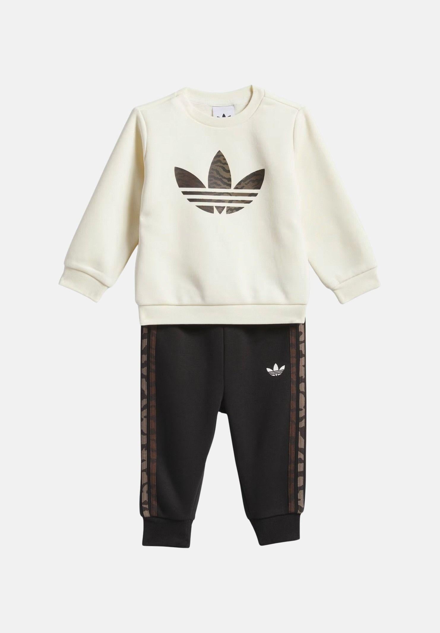 ADIDAS ORIGINALS Tuta LOOSE CREW bicolore da neonato KD5824 . ADIDAS ORIGINALS 